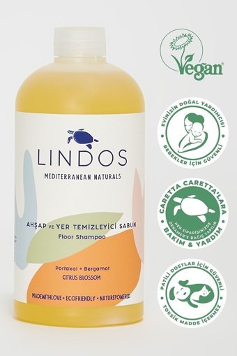 Lindos Doğal Lavanta Kokulu Vegan Ahşap Temizleyici 600 ml