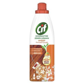 Cif Portakal Çiçekli Konsantre Zemin Uzmanı Ahşap Temizleyici 895 ml