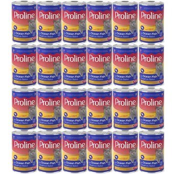 ProLine Yetişkin Okyanus Balığı Parça Etli Yaş Kedi Maması 24x395 gr