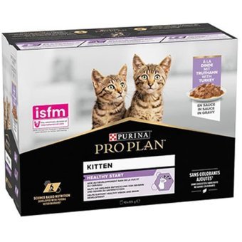 Pro Plan Pouch Yavru Hindi Eti Parça Etli Yaş Kedi Maması 10x85 gr