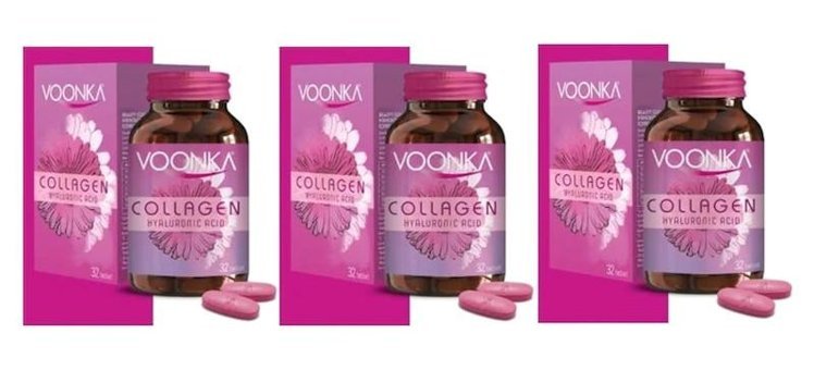 Voonka Hyaluronic Kolajen 3x32 Tablet