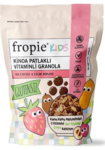 Fropie Kids Glutensiz Yer Fıstıklı Granola 240 gr