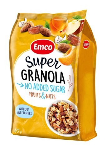 Emco Şeker İlavesiz Kuru Meyveli Granola 375 gr