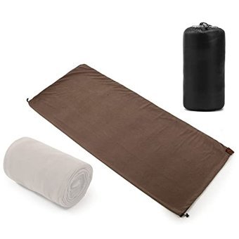 Pepisky 10 Derece Polyester 2 Mevsim Trekking Tek Kişilik Yetişkin Uyku Tulumu Kahverengi