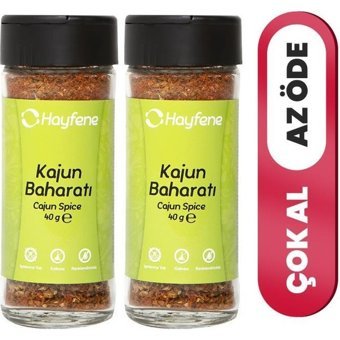 Hayfene Kajun Baharatı Cam 2x40 gr