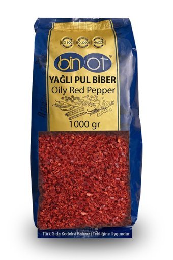 Binot Yağlı Pul Biber 1 kg