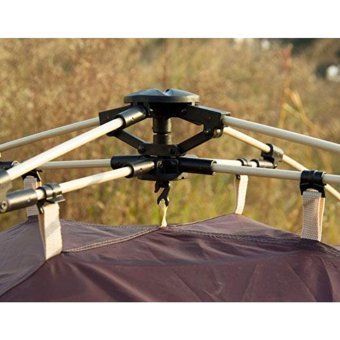 Wildland Mini Moon Nest 200 2 Kişilik 3 Mevsim Çift Tenteli Su Geçirmez Kamp Çadırı Kahverengi