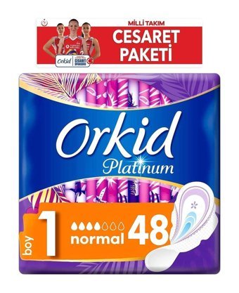 Orkid Platinum Cesaret 48'li Hijyenik Ped