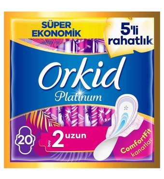 Orkid Platinum Uzun 20'li Hijyenik Ped