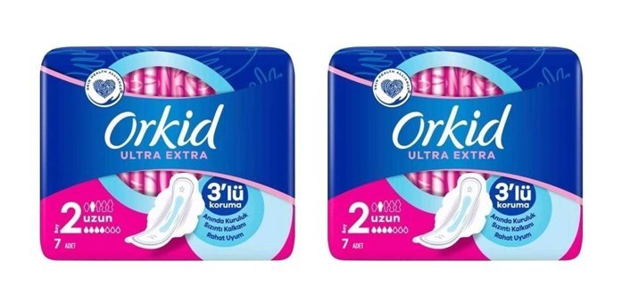 Orkid Organik 7'li Hijyenik Ped 2 Adet