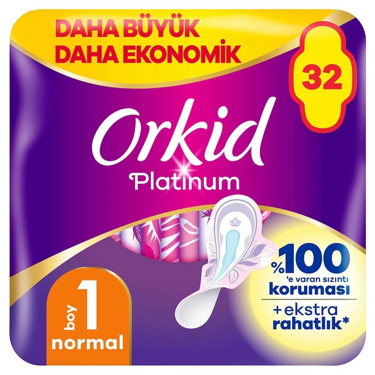 Orkid Platinum Organik 32'li Hijyenik Ped