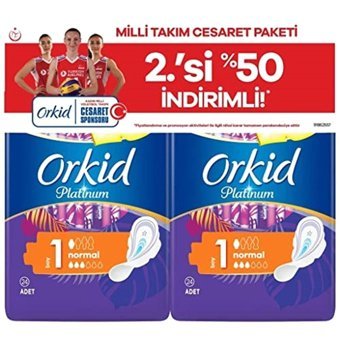 Orkid Platinum 24'lü Hijyenik Ped 2 Adet
