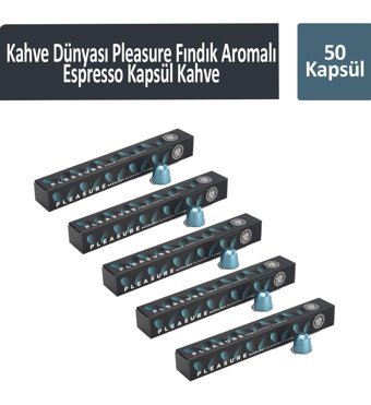 Kahve Dünyası Pleasure Fındık Aromalı Espresso 50'li Kapsül Kahve