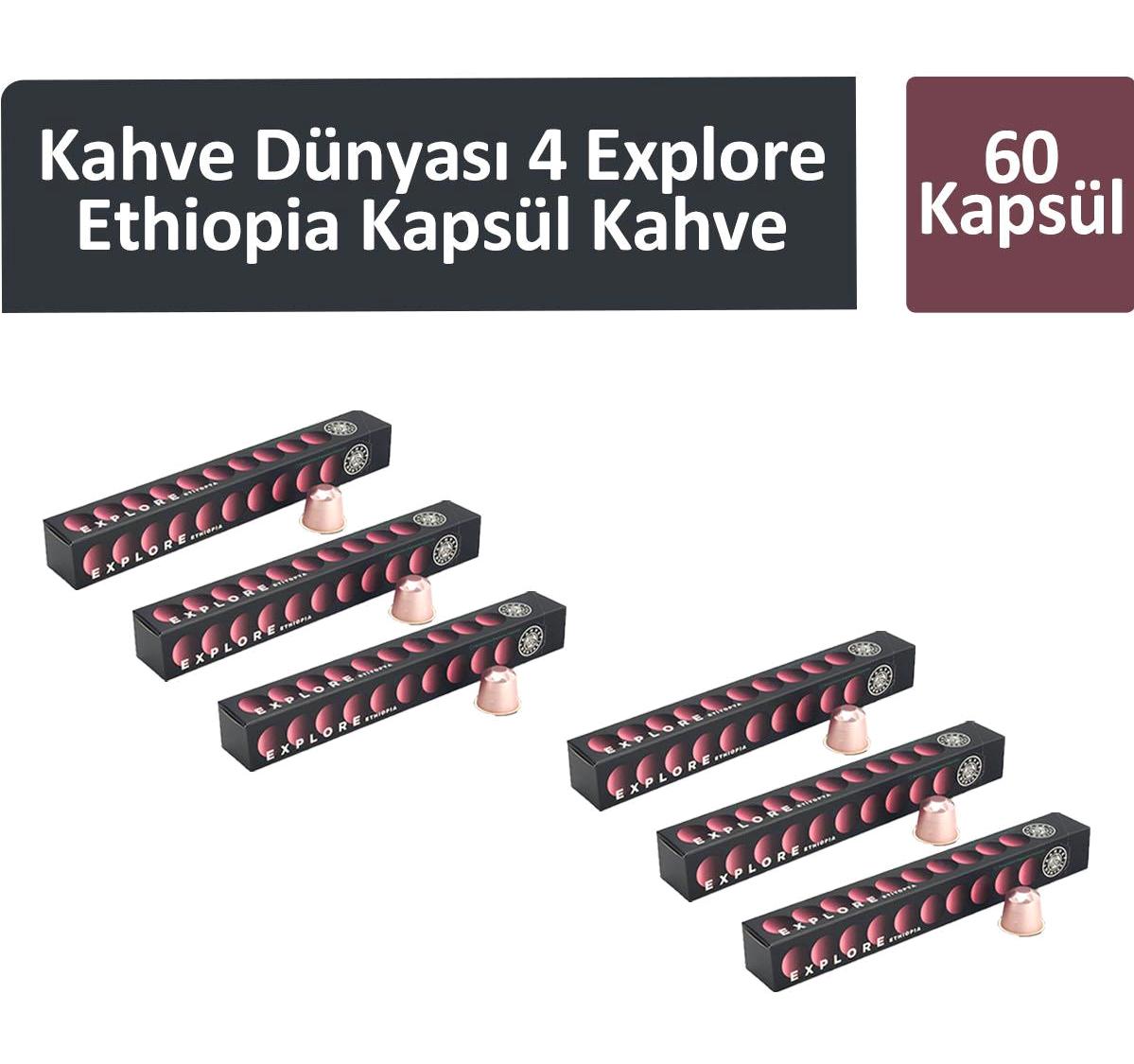 Kahve Dünyası 4 Explore Ethiopia 60'lı Kapsül Kahve