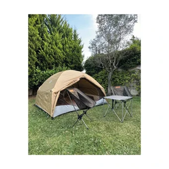 Campout Neptüne 3 3 Kişilik 4 Mevsim Çift Tenteli Su Geçirmez Kamp Çadırı Haki