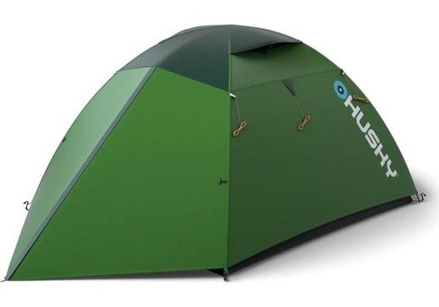 Husky Brıght 4 Kişilik 4 Mevsim Çift Tenteli Su Geçirmez Kamp Çadırı Yeşil