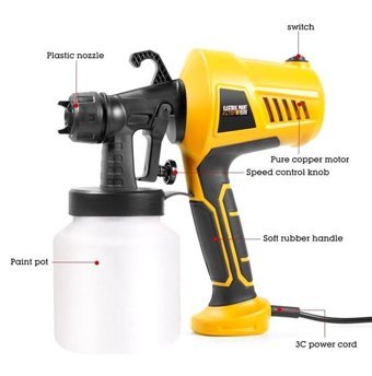 Hallow 500 W Elektrikli Boya Tabancası