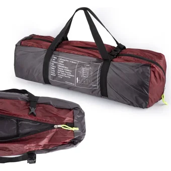 Evolite Excamp 4 Pro 4 Kişilik 4 Mevsim Çift Tenteli Su Geçirmez Kamp Çadırı Gri