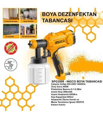 Ingco Spg3508 450 W Elektrikli Boya Tabancası