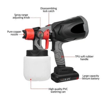 Hallow 800 W Elektrikli Boya Tabancası