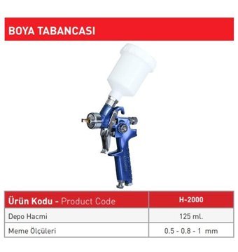Sappower H2000 Havalı Boya Tabancası