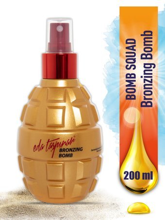 Eda Taşpinar Bronzing Bomb C Vitamini - E Vitamini Simli Yoğun Vücut İçin Güneşsiz Bronzlaştırıcı Yağ 200 ml