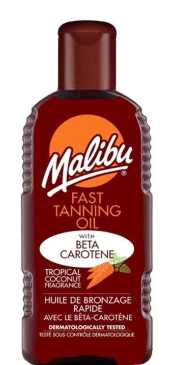 Malibu Havuç Yağı Hızlı Vücut İçin Güneşsiz Bronzlaştırıcı Yağ 200 ml