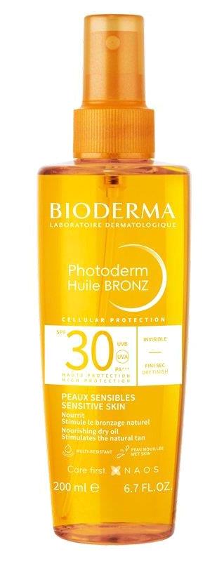 Bioderma E Vitamini Hızlı 30 Faktör Vücut - Yüz İçin Güneşsiz Bronzlaştırıcı Yağ 200 ml