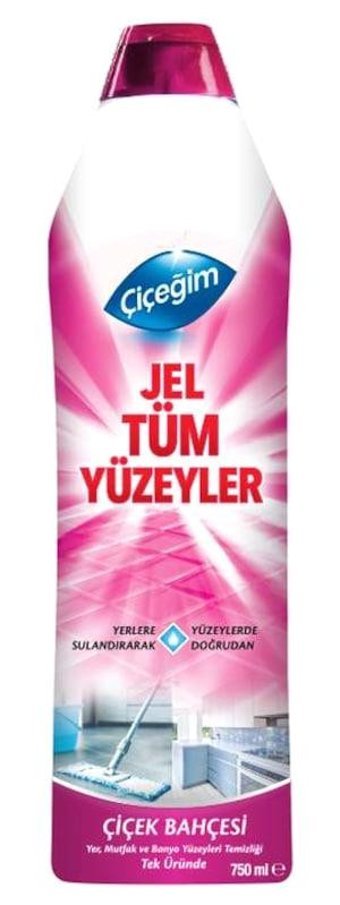 Çiçeğim Jel Çiçek Bahçesi Yüzey Temizleyici 750 ml