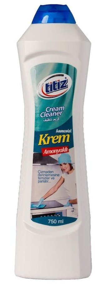 Titiz Amonyaklı Krem Temizleyici Yüzey Temizleyici 500 ml