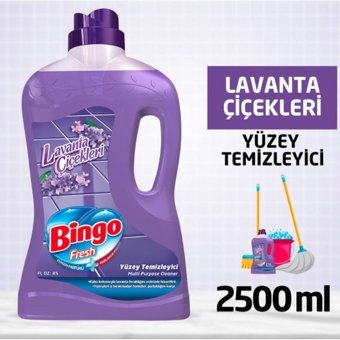 Bingo Fresh Lavanta Çiçekleri Yüzey Temizleyici 2.5 lt
