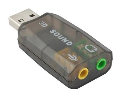 Wozlo USB Çift Girişli 5.1 Harici Ses Kartı