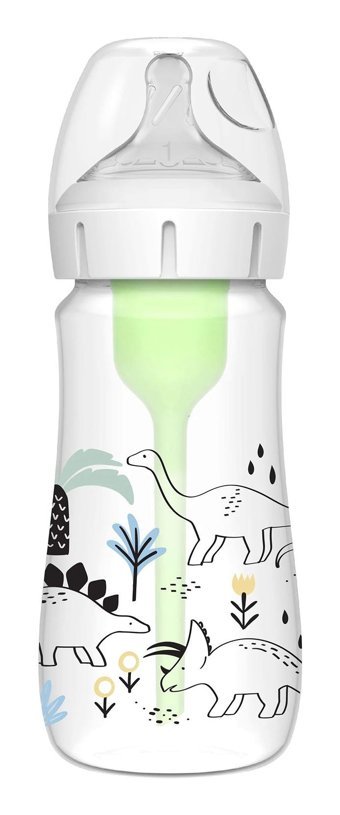 Dr. Brown's Gaz Yapmayan Desenli Şeffaf Biberon 270 ml