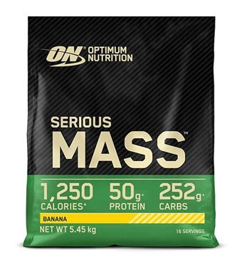 Optimum Serious Mass Muz Aromalı 16 Servis Kilo Aldırıcı Karbonhidrat 5450 gr Toz