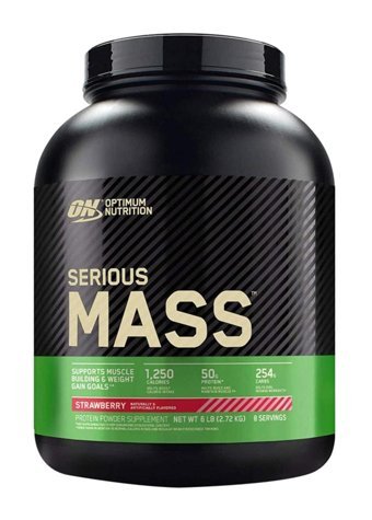 Optimum Nutrition Serious Mass Çilek Aromalı 8 Servis Kas Yapıcı Karbonhidrat 2730 gr Toz