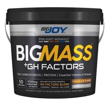 Bigjoy Gh Factors Çikolata Aromalı 50 Servis Kas Yapıcı Karbonhidrat 5000 gr Toz
