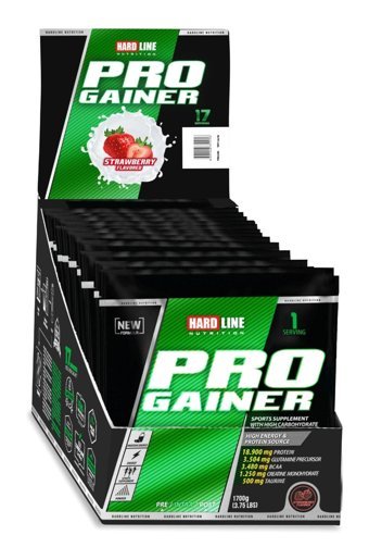 Hardline Nutrition Progainer Çikolata Aromalı 17 Servis Kilo Aldırıcı Karbonhidrat 100 gr Şase