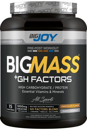 Bigjoy Gh Factors Çikolata Aromalı 15 Servis Kilo Aldırıcı Karbonhidrat 1500 gr Toz