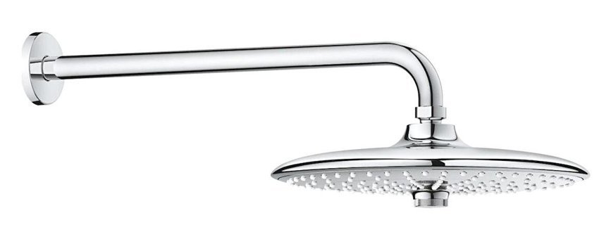 Grohe Euphoria 260 Krom 3 Fonksiyonlu Arıtmalı Tasarruflu Yuvarlak Yağmur Tepe Duş Başlığı Gümüş