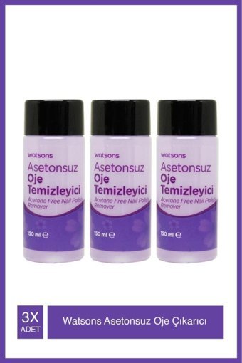 Watsons Aseton 3x150 ml