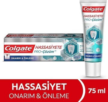 Colgate Hassasiyete Pro Çözüm Naneli Organik Florürlü Diş Macunu 3x75 ml