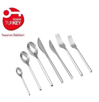 Karaca Kendo Elegance 84 Parça 12 Kişilik Çatal Kaşık Bıçak Takımı Gümüş