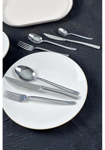 Bonelegant Modern 84 Parça 12 Kişilik Çatal Kaşık Bıçak Takımı Gümüş