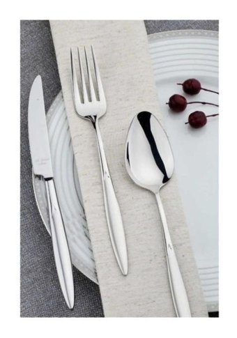 Aryıldız Archer Prestige 89 Parça 12 Kişilik Çatal Kaşık Bıçak Takımı Gümüş