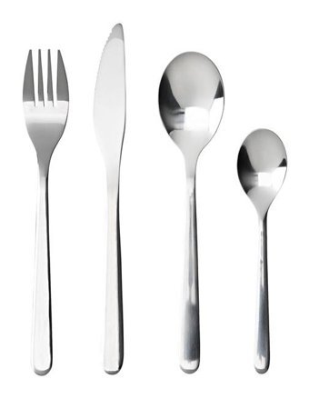 Ikea Förnuft 24 Parça 6 Kişilik Çatal Kaşık Bıçak Takımı Gümüş