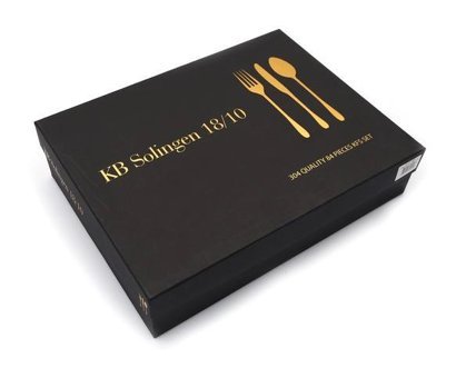 Kb Solingen Dove 84 Parça 12 Kişilik Çatal Kaşık Bıçak Takımı Gold