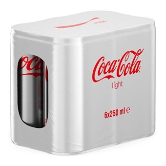 Coca Cola Light Kutu Kola 250 ml 6 Adet