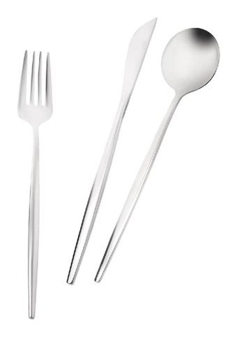 Karaca Orion 30 Parça 6 Kişilik Çatal Kaşık Bıçak Takımı Gümüş