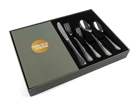 Mikasa Moor Bellissimo 30 Parça 6 Kişilik Çatal Kaşık Bıçak Takımı Altın
