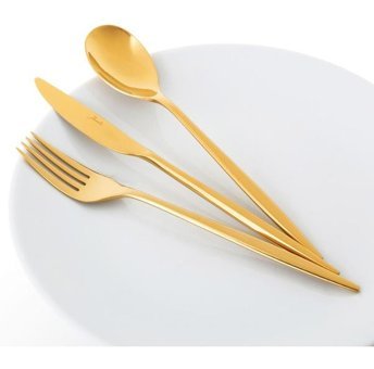 Jumbo Apollo 84 Parça 12 Kişilik Çatal Kaşık Bıçak Takımı Gold